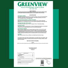 Load image into Gallery viewer, GreenView 10-10-10 All Purpose Fertilizer - 40LB Bag