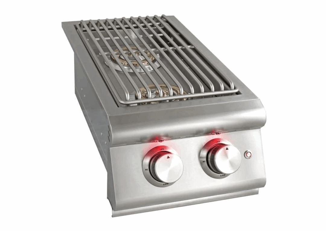 Blaze Premium LTE Built-In Double Burner with Lights - BLZ