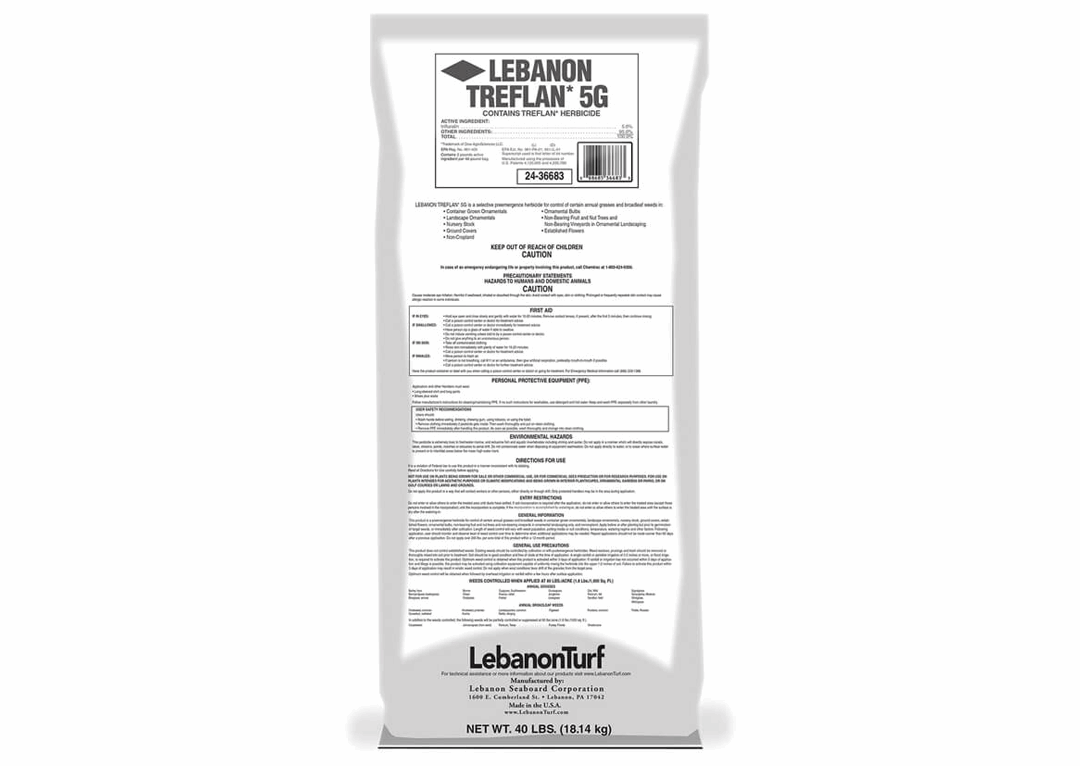 treflan herbicide granules Lebanon Treflan 5G HDG Herbicide