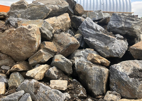 Chester Brown/Gray Boulders for Sale at FSBulk.com