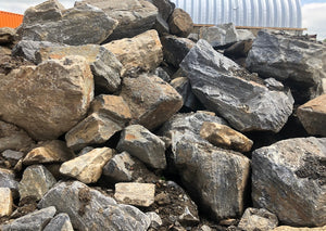 Chester Brown/Gray Boulders for Sale at FSBulk.com